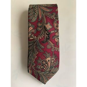 Lands End Paisley Silk Tie